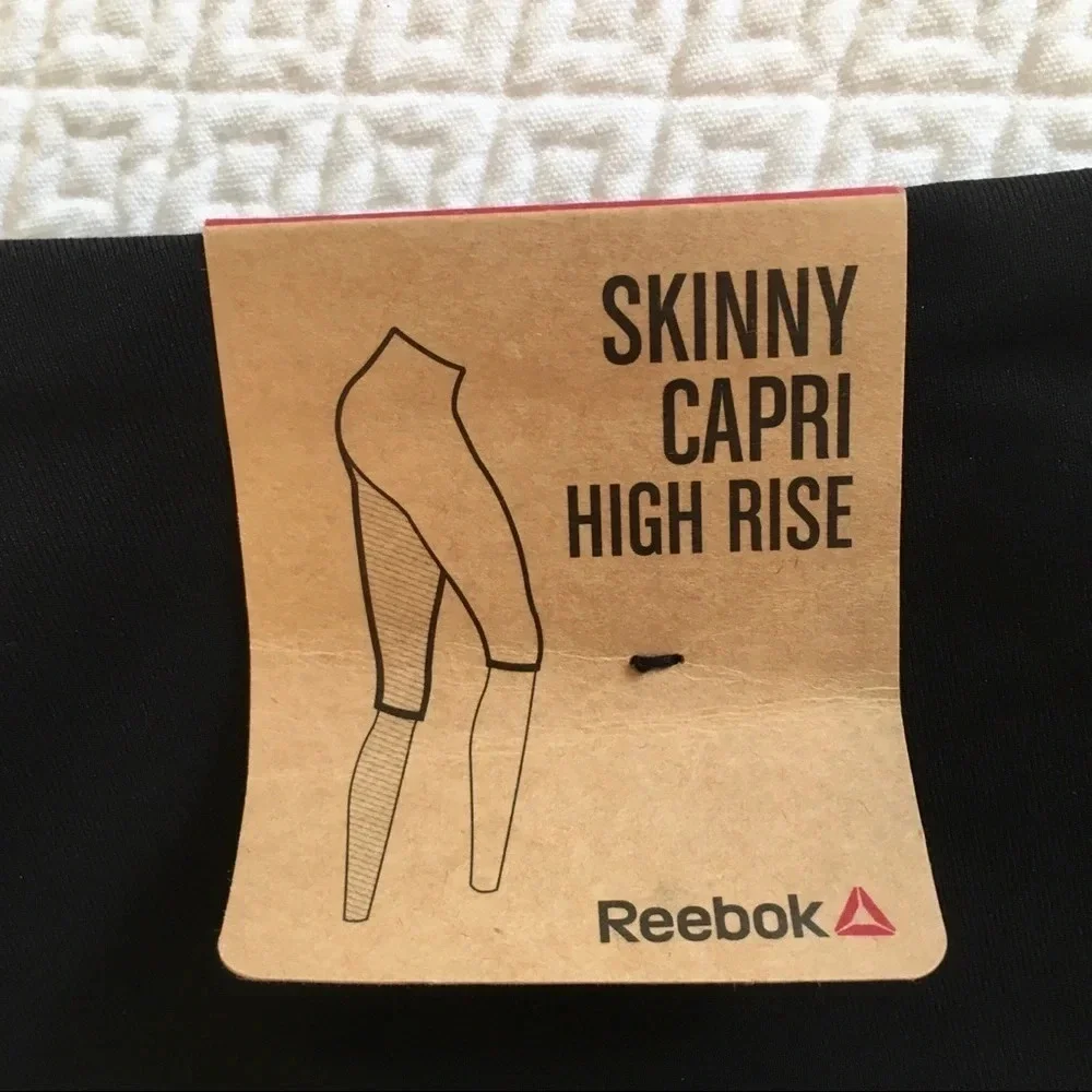 NWT Reebok High Rise Skinny Capri - Picture 7 of 10